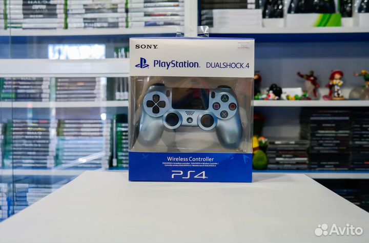 Геймпад ps4 dualshock 4 голубой (новый, гарантия)