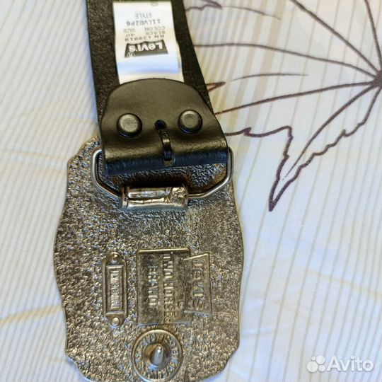 Мужской кожаный ремень Levi's оригинал