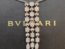 Bvlgari золотое колье ожерелье с бриллиантами ориг