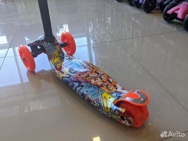 Самокат детский Макси Граффити