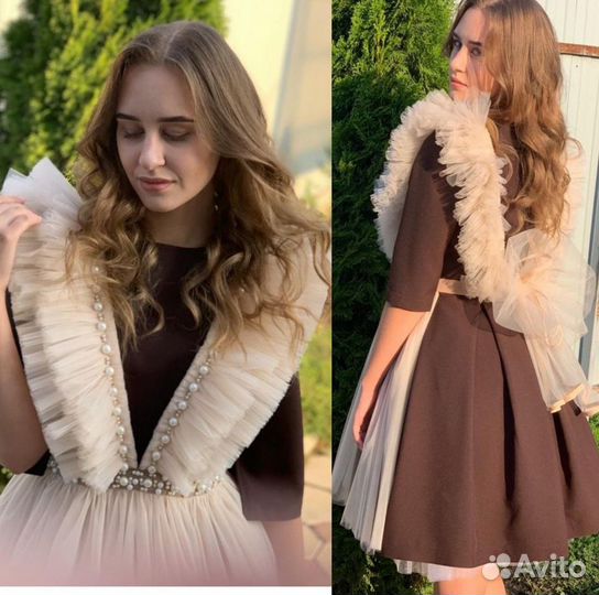 Фартук школьный на выпускной