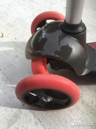 Самокат детский Capella MS-06 Black+Red