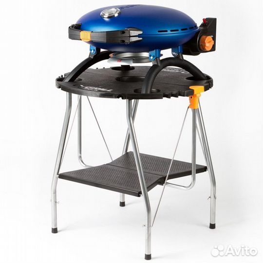 Газовый гриль O-grill 700T blue + адаптер А