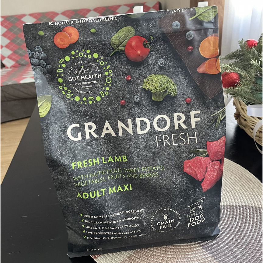 Корм для собак grandorf fresh 3кг