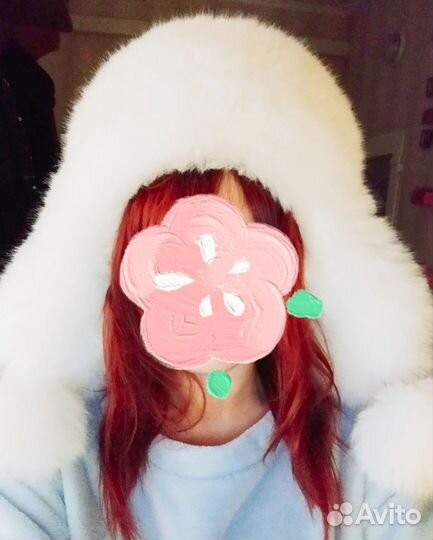 Шапка ушанка женская