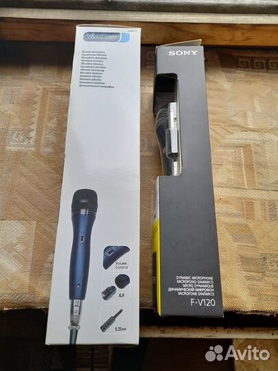 Микрофоны vivanco DM50,sony F-V120