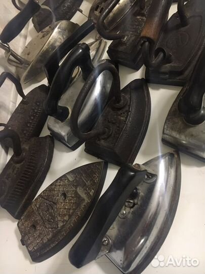Утюг чугунный и стариннвй электрическийьи