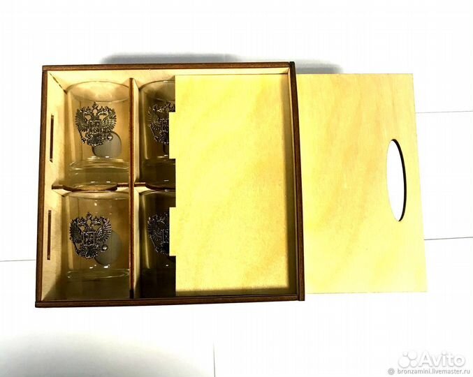 Подарочный набор - Рюмки с Гербом РФ