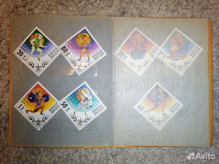 Почтовые марки (Олимпиада'80) постолимпийский н-р