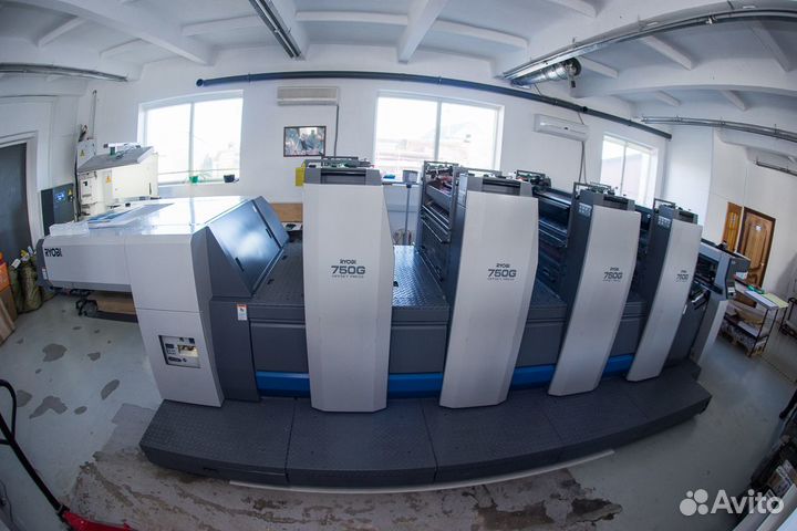 Офсетная печатная машина ryobi 754G