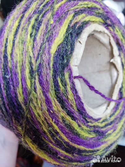 Литовская секционная пряжа шерсть