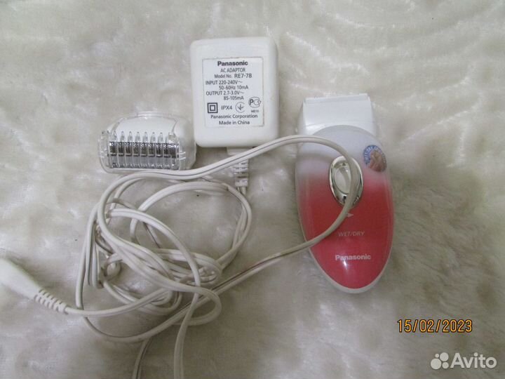 Эпилятор panasonic с двумя насадками