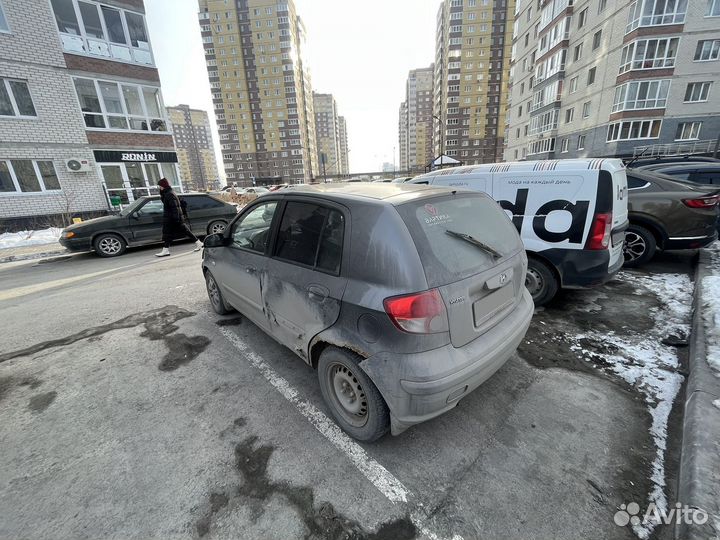 Hyundai Getz 1.1 МТ, 2005, битый, 230 000 км