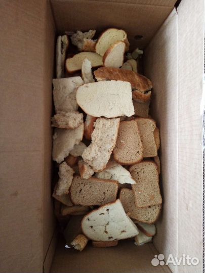 Сухари на корм животным