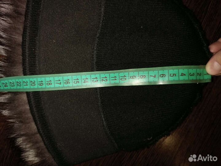 Шапка из чернобурки б/у