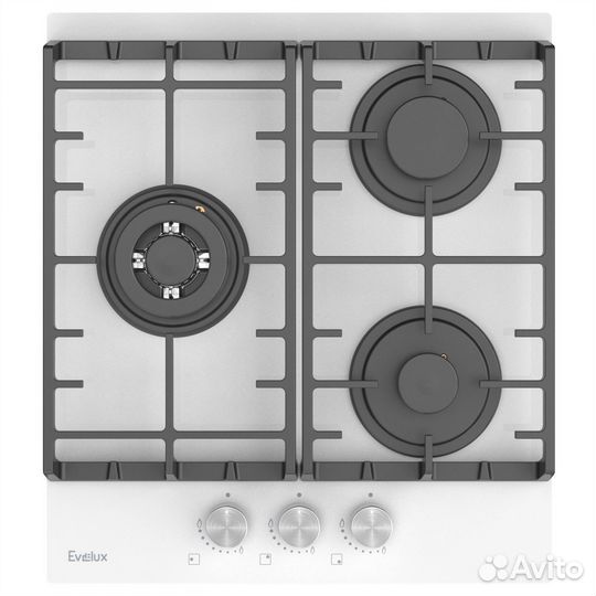Газовая варочная панель evelux HEG 450 WG Новая