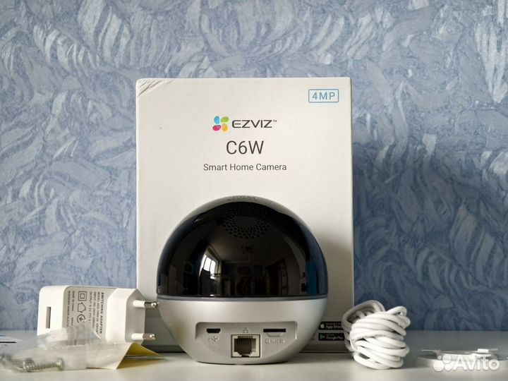 Ezviz C6W 4 мп Камера видеонаблюдения купольная