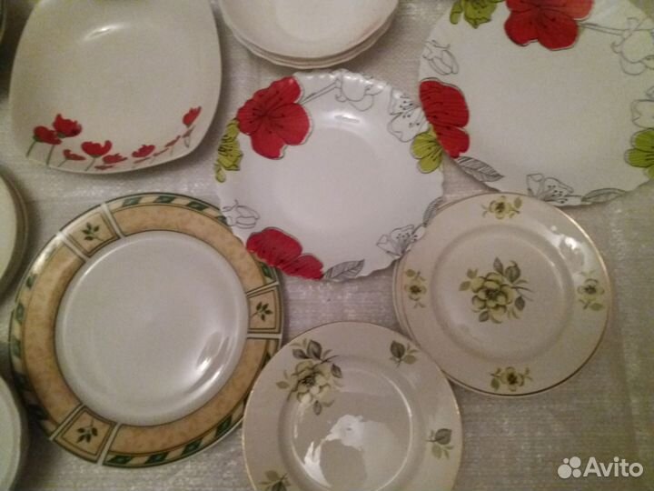 Тарелки и салатники. СССР