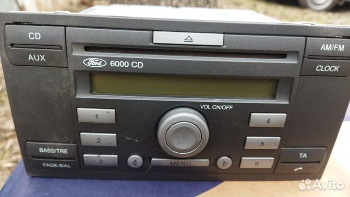Аудио система Ford 6000 CD