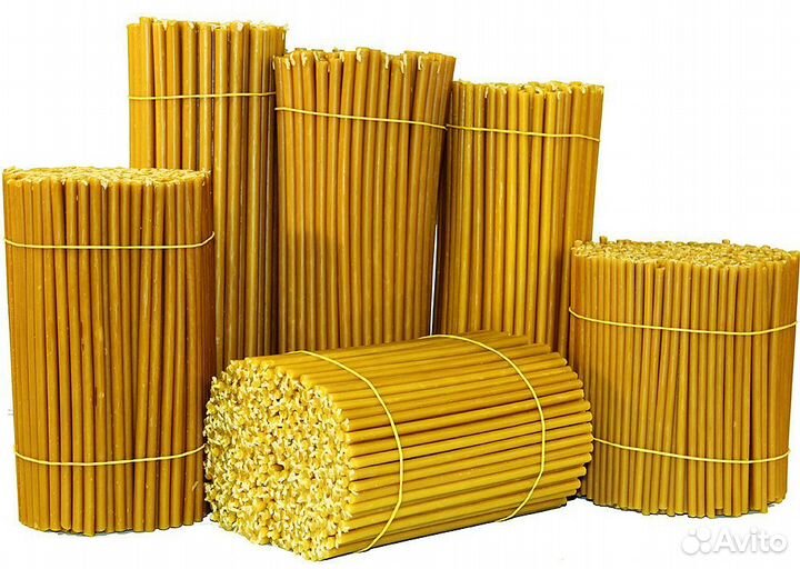 Свечи восковые церковные