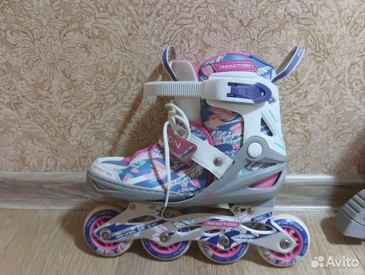 Ролики детские раздвижные Reaction