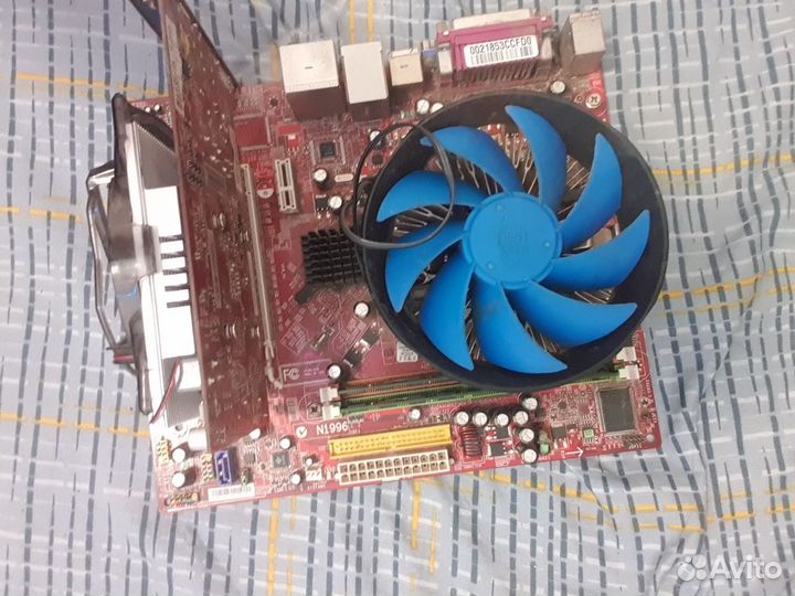 Комплект мать озу проц видеокарта