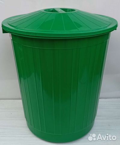 Пластиковый бак Элластик-Пласт с крышкой, 70л