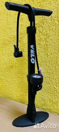 Насос напольный с манометром (с переходниками)