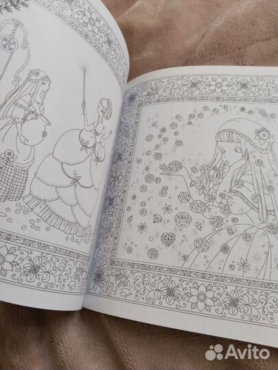 Книга раскраска сказочные принцессы и феи