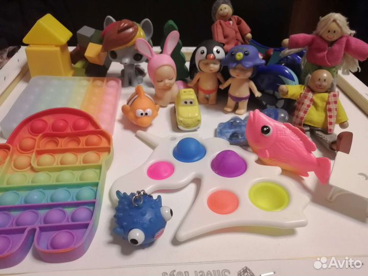 5 пакетов игрушек киндер пупсы единорог