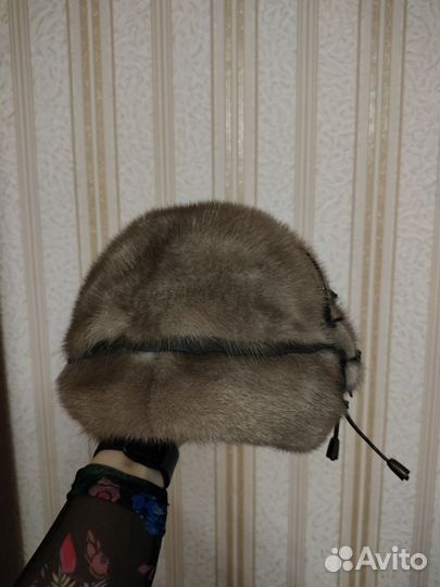 Шапка норковая женская