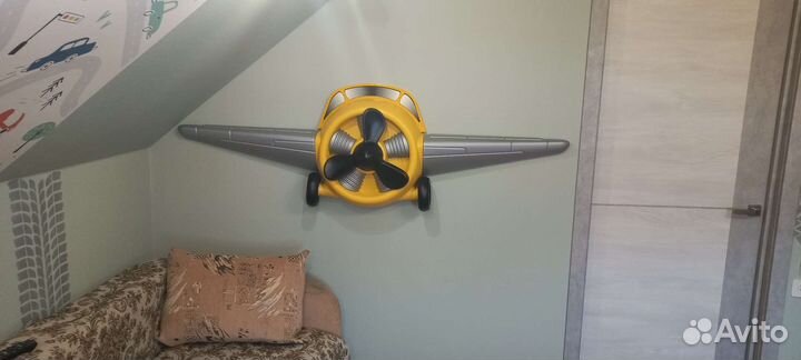 Самолет. Декор для детской комнаты