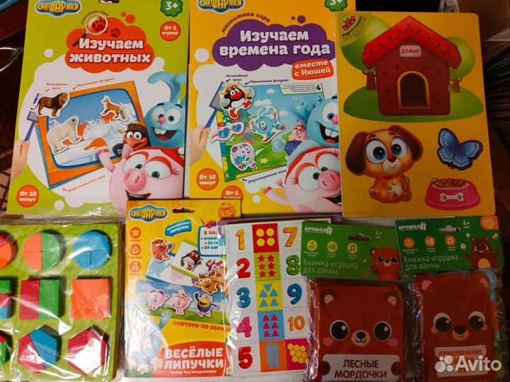 Развивающие игры и игрушки новые много