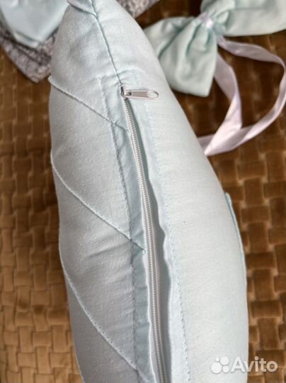 Детское постельное в круглую овальную кроватку