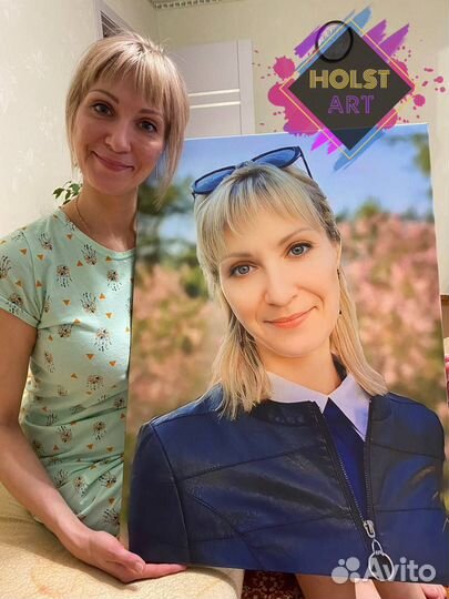 Портрет на холсте по фото