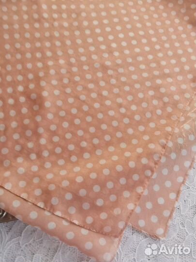 Винтажный тонкий шарф