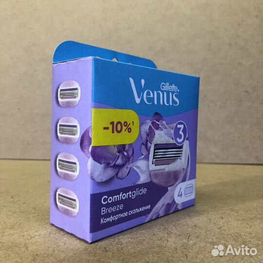 Gillette Venus Breeze - 4 Шт Кассеты Опт