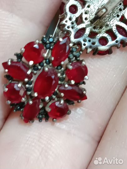 Серебряные серьги СССР