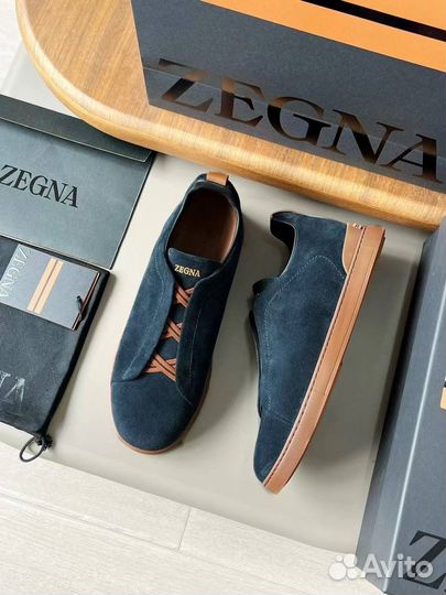 Кеды мужские Zegna премиум качества