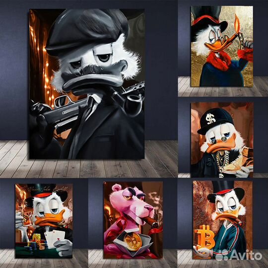 Картина Скрудж Деньги