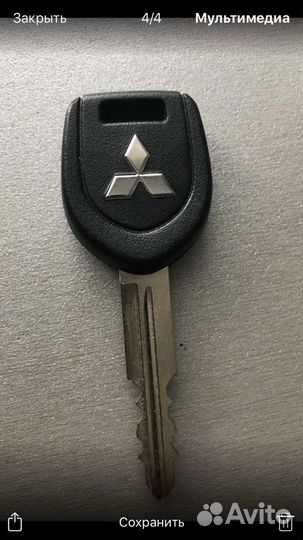 Ключь от Мисубиси-Лансер 10