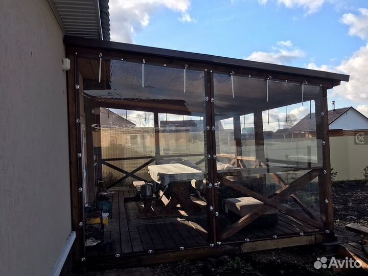 Мягкие окна на террасу