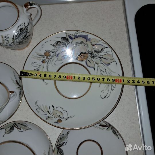 Фарфоровый сервиз лфз 1970е