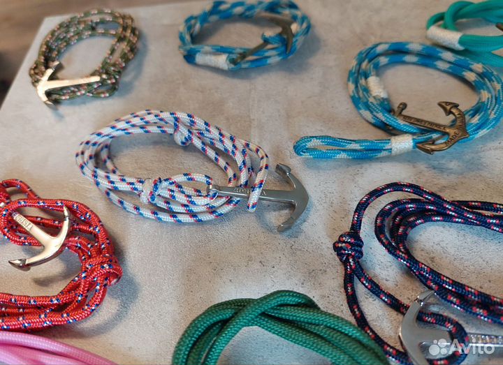 Браслет с якорем