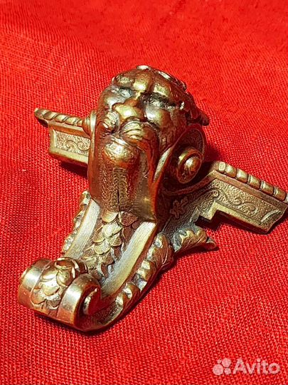 Старинная бронза. Лев. 19в