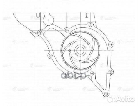 Насос водяной VAG passat B5/A4/A6 96- 2.4I/2.6I