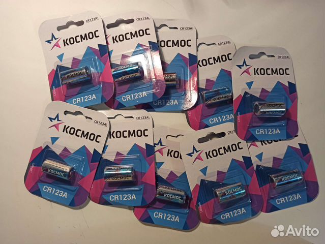 Батарейки CR123A Космос
