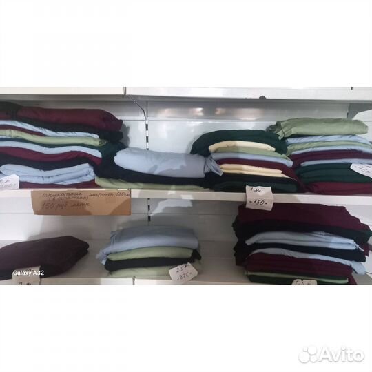 Трикотажная ткань от пошива одежды отрезом