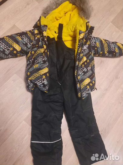 Костюм куртка комбинезон зима 110-116 размер