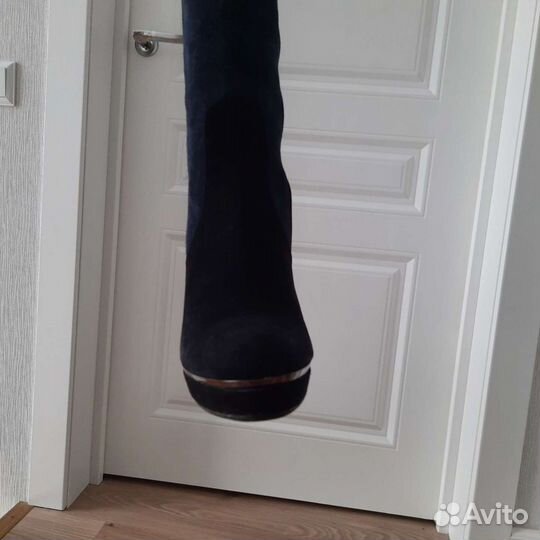 Сапоги женские Италия замшевые 39 размер